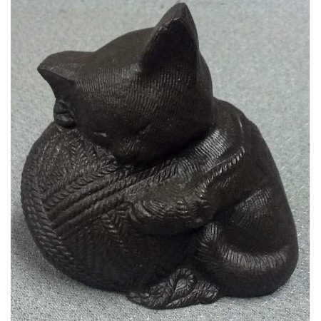 Afs Cat with Yarn Ball Urn 600007